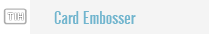 Card Embosser